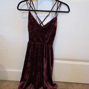 Forever 21 Crushed Velvet Dress